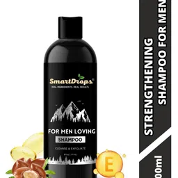 Smartdrops Set Of 2 Men's Refreshing Shampoos For Deep Cleanse & Exfoliate 200ML Each image 5