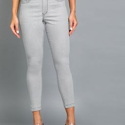 Urbano Fashion Women Skinny Fit Stretchable Cropped Jeans-image-92