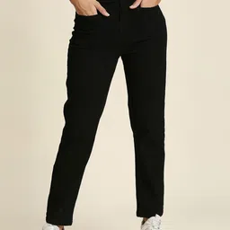 High Star Women Black High-Rise Stretchable Jeans-picture-3
