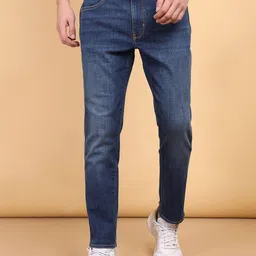 Wrangler Slim Fit Mid-Rise Light Fade Dark Shade Clean Look Stretchable Jeans-image-50