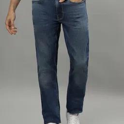 Iconic Men Washed Skinny Fit Light Fade Clean Look Stretchable Jeans-image-42