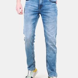 Duke Men Clean Look Mid-Rise Slim Fit Heavy Fade Stretchable Jeans-image-92