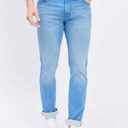 Duke Men Slim Fit Heavy Fade Stretchable Jeans-image-65