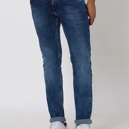 Mufti Men Slim Fit Heavy Fade Stretchable Jeans-image-41