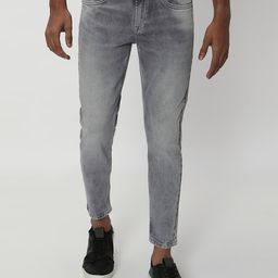 Mufti Men Slim Fit Heavy Fade Stretchable Jeans-image-98