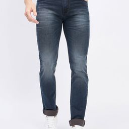 Duke Men Slim Fit Heavy Fade Stretchable Jeans-image-79