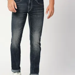 Pepe Jeans Men Mid-Rise Slim Fit Clean Look Heavy Fade Stretchable Jeans-picture-20