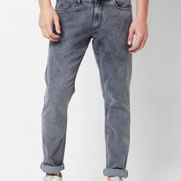 GIORDANO Men Slim Fit Heavy Fade Stretchable Jeans-picture-32