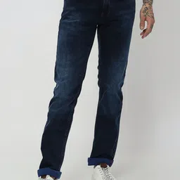 Mufti Men Slim Fit Light Fade Stretchable Jeans-image-67