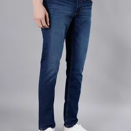 TIM PARIS Men Tapered Fit Light Fade Clean Look Stretchable Jeans-image-22
