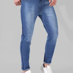 Campus Sutra Men Smart Heavy Fade Mid-Rise Stretchable Jeans-image-83