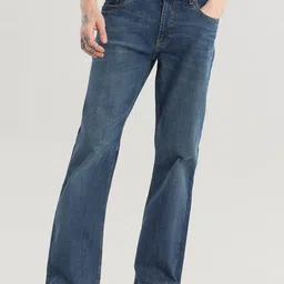 Snitch Men Smart Bootcut Clean Look Light Fade Stretchable Jeans-picture-1