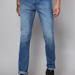 Cantabil Men Comfort Heavy Fade Clean Look Cotton Stretchable Jeans-image-67