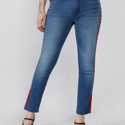 Campus Sutra Women Comfort Heavy Fade Stretchable Jeans-image-11