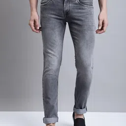 Cantabil Men Comfort Heavy Fade Jeans-image-30