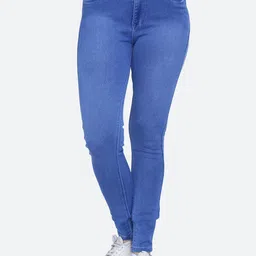 FCK-3 Women Comfort High-Rise Light Fade Stretchable Jeans-picture-17