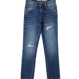 Pepe Jeans Boys Slim Fit Low Distress Light Fade Stretchable Jeans-image-98
