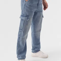 The Souled Store Men Mid-Rise Clean Heavy Fade Stretchable Jeans-image-22