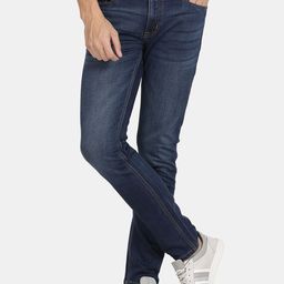 RUG WOODS Men Light Fade Clean Look Whiskers Stretchable Jeans-image-88
