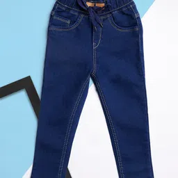 A-Okay Kids Slim Fit High-Rise Clean Look Acid Wash Stretchable Jeans-39