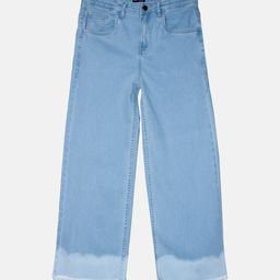 KiddoPanti Girls Jean Flared Mid-Rise Clean Look Stretchable Jeans-image-98