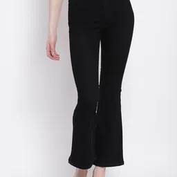 Global Republic Women High-Rise Low Distress Stretchable Jeans-image-3
