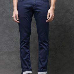 RARE RABBIT Men Jules Slim Fit Mid-Rise Cotton Jeans-image-30
