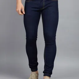 STUDIO NEXX Mid-Rise Clean Look Denim Joggers-image-71
