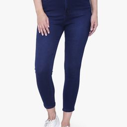 FCK-3 Women Navy Blue Jean High-Rise Stretchable Jeans-image-20