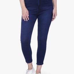 FCK-3 Women Navy Blue Jean High-Rise Stretchable Jeans-image-23