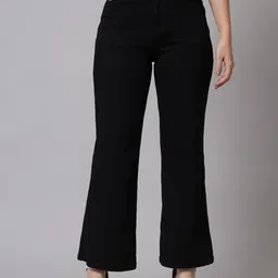 BAESD Women Wide Leg High-Rise Stretchable Jeans-image-96
