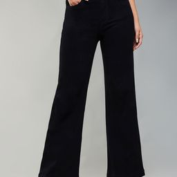DOLCE CRUDO Women Wide Leg High-Rise Stretchable Jeans-picture-32