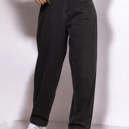 Mast & Harbour Women Wide Leg High-Rise Stretchable Jeans-picture-34