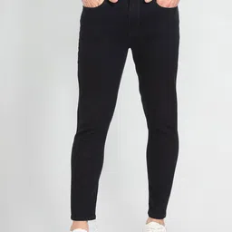Flying Machine Men Tapered Fit High Rise Stretchable Cropped Jeans-picture-46