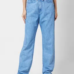 SPYKAR Women Clean Look Straight Fit High-Rise Stretchable Jeans-image-85