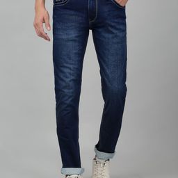 Cantabil Men Mid Rise Clean Look Light Fade Cotton Jeans-image-25
