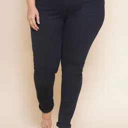 Kiaahvi by JOHN PRIDE Women Plus Size Mid-Rise Stretchable Jeans-picture-22