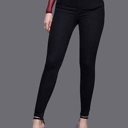 Doll Fashion Women Slim Fit Slash Knee Stretchable Jeans-image-14