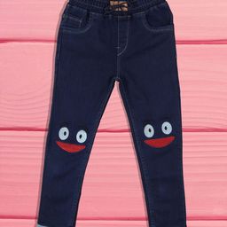 F2M Unisex Kids Embroidered Stretchable Jeans-image-97