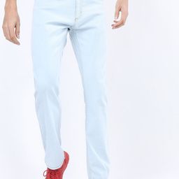 KETCH Men Blue Straight Fit Clean look Stretchable Jeans-image-63
