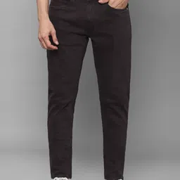 Louis Philippe Jeans Men Brown Slim Fit Jeans-image-99