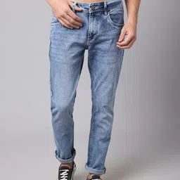 Cantabil Men Cotton Light Fade Jeans-picture-48