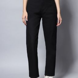 High Star Stretch Dad Fit Clean Look Jeans-image-73