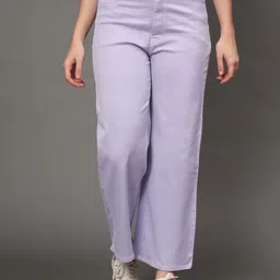 AngelFab Women Jean Relaxed Fit High-Rise Coloured Jeans-image-80