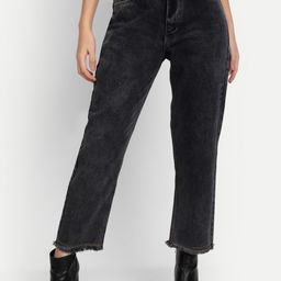 AngelFab Women Jean Straight Fit Mid-Rise Jeans-image-86