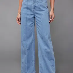 Miss Chase Women Straight Fit High-Rise Jeans-image-89