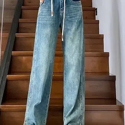 StyleCast x Revolte Women Relaxed Fit Light Fade Jeans-picture-21