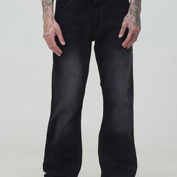 VUDU Men Comfort Relaxed Fit Light Fade Cotton Jeans-image-69