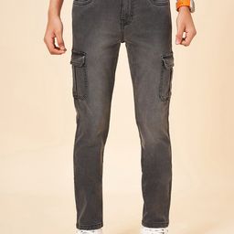 Coolsters by Pantaloons Boys Mildly Distressed Light Fade Jeans-picture-8