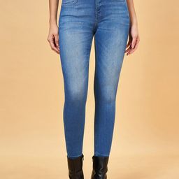 SF JEANS by Pantaloons Women Skinny Fit Clean Look Light Fade Stretchable Jeans-picture-44